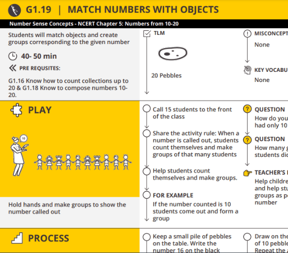 Match numbers with objects (10-20)